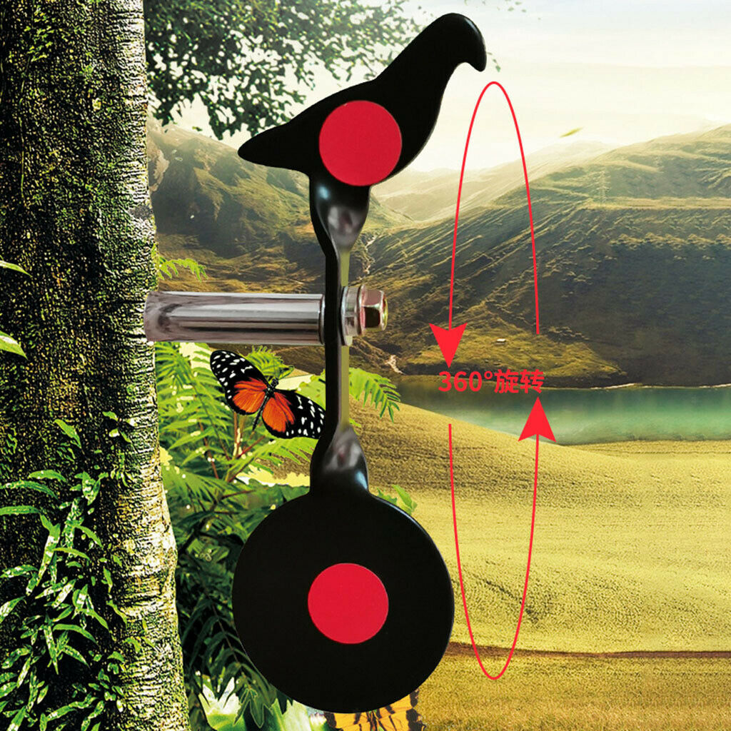 Resetting Target Trainer 360 Rotation Shooting Target Outdoors Garden Auto