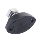 1pc Stainless Steel Single Stud Power Ground Junction Block 8mm  Black