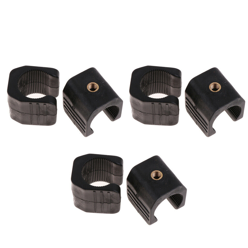 6x Flashlight Light Lamp Torch Clip Holder Bike Lighting Parts