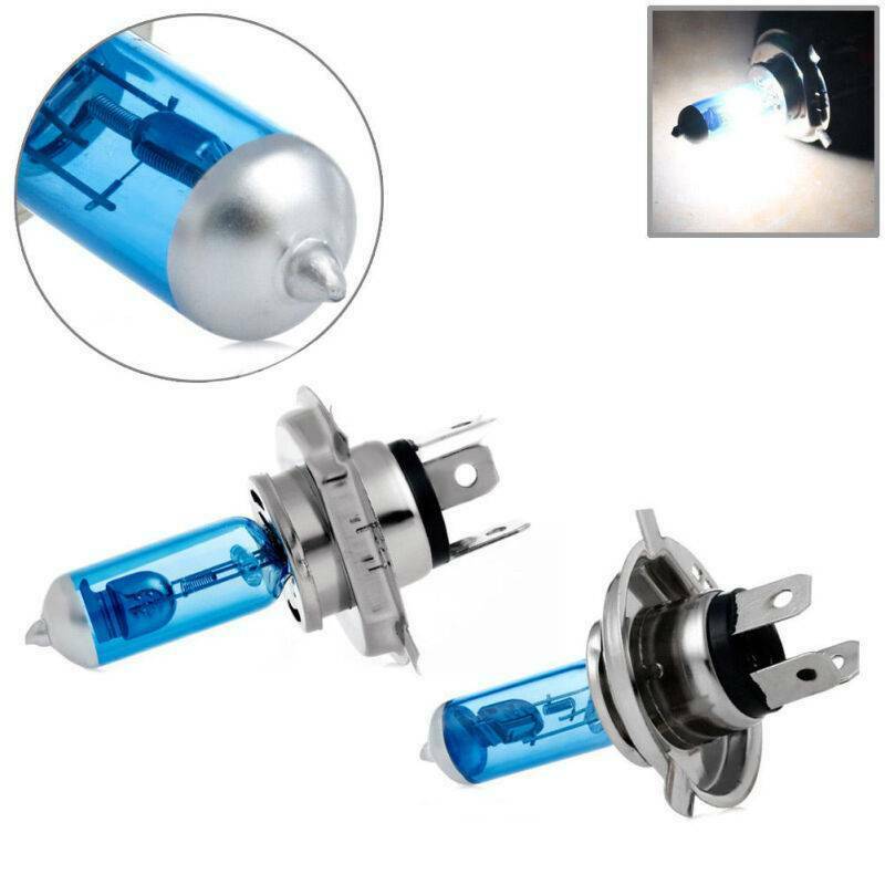 2x Car Auto H4 HID Xenon Super Headlight 12V 100W Halogen Bulb Lamp Lights Sets