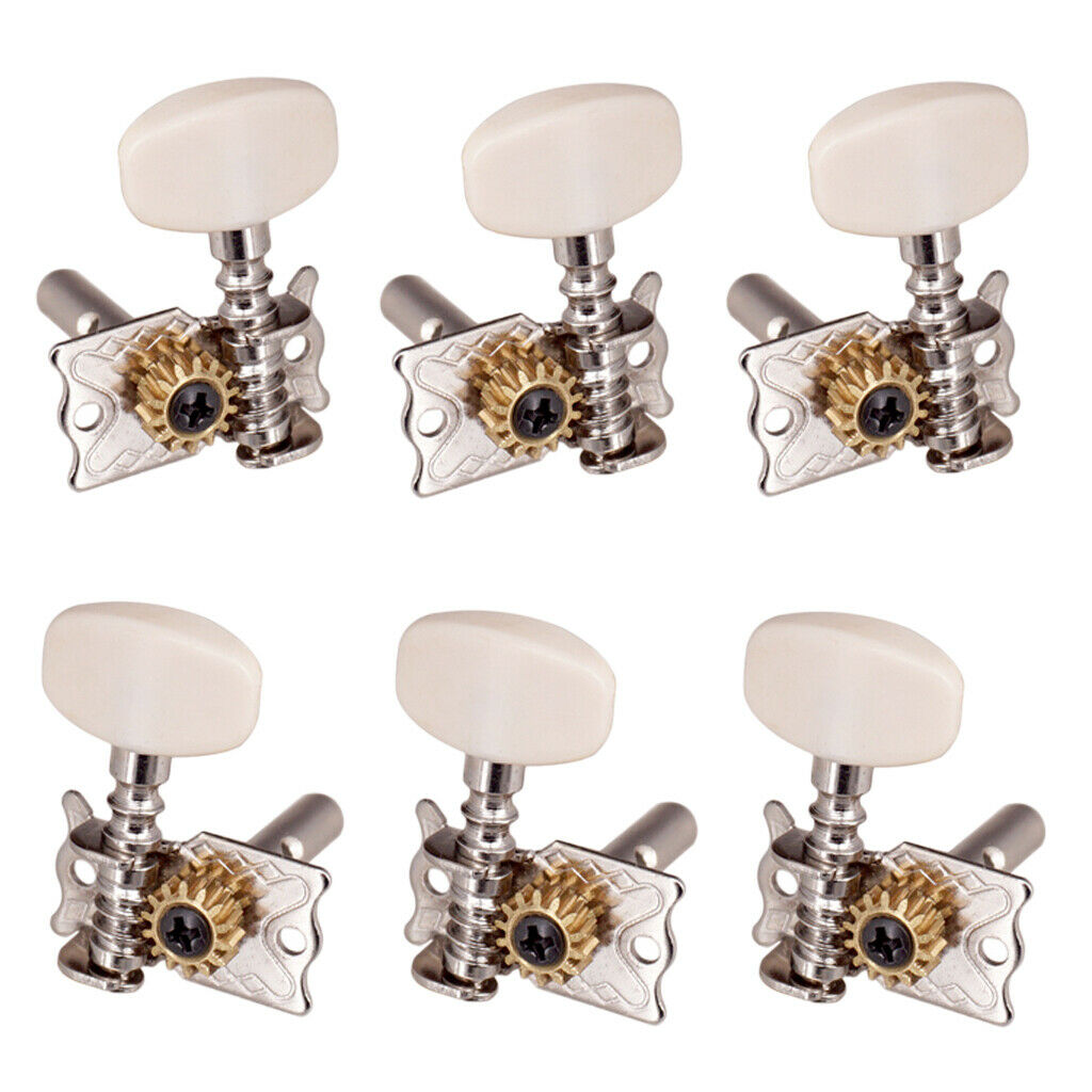 6 open gear classical guitar tuning peg tuning key 3L3R guitar parts