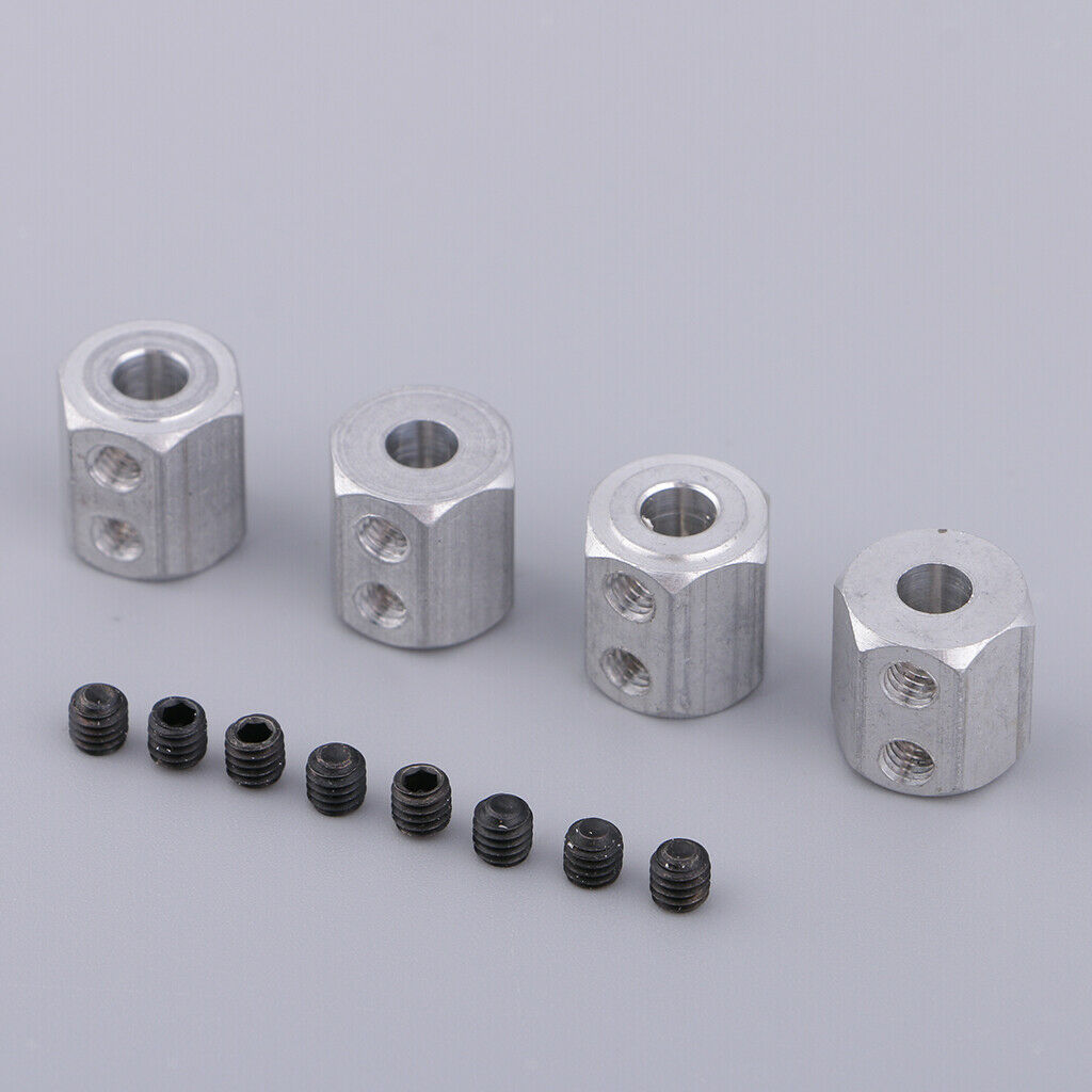 2X 4Pieces RC Car Wheel Rim Hex Adapter Coupling 08065 for 1/10 HSP 94188 94170