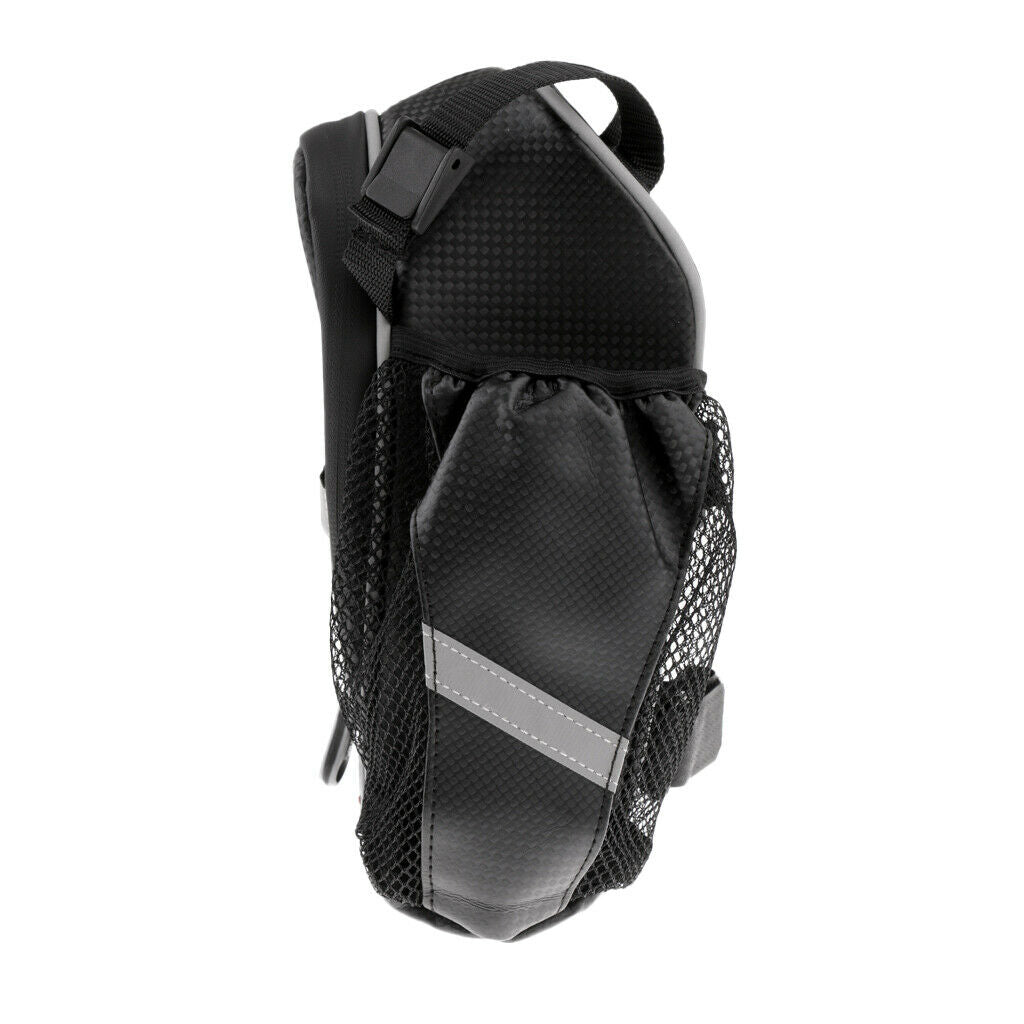 Mountain Road Bike Tail Pouch Road Bicycle Cycling Seat Saddle Bag Black