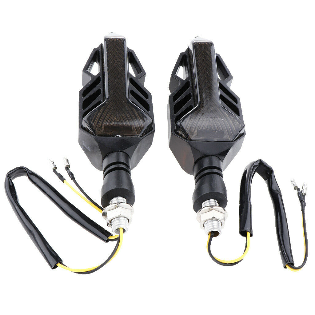Flowing Water Running Lamp Turn Signal Light for Motorcycle Black + Red