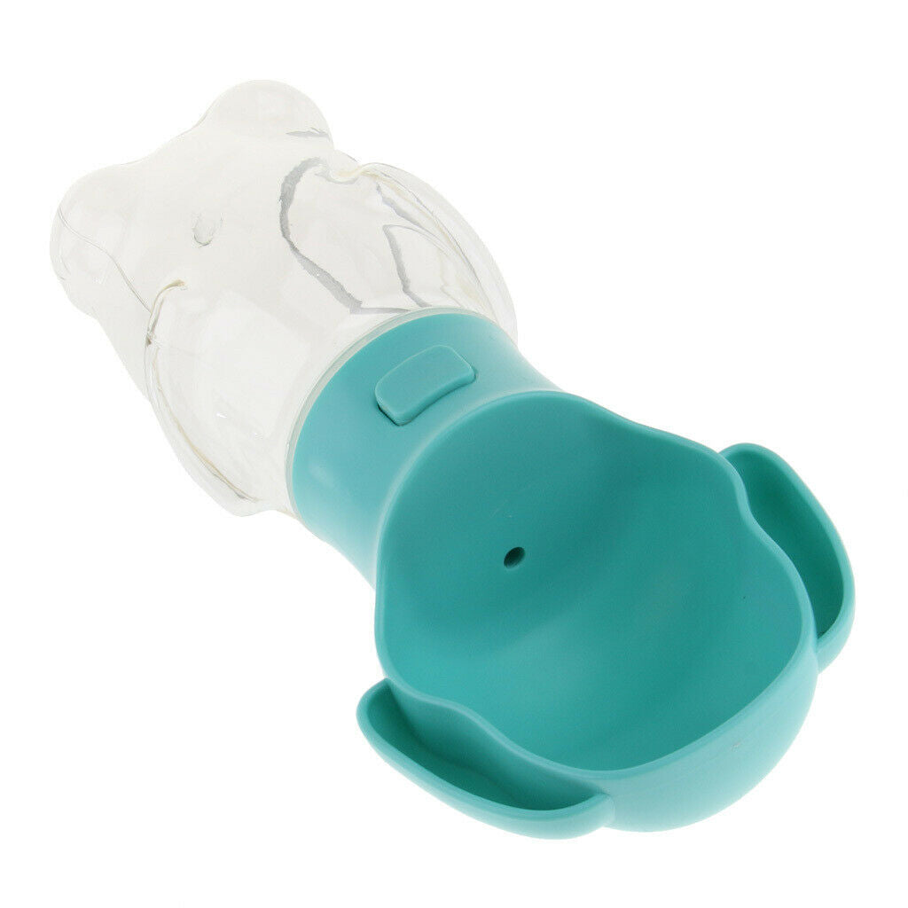 2 in 1 Dog Water Bottle, Leak-Proof Portable Dog Cat Travel Water Cup with Bowl