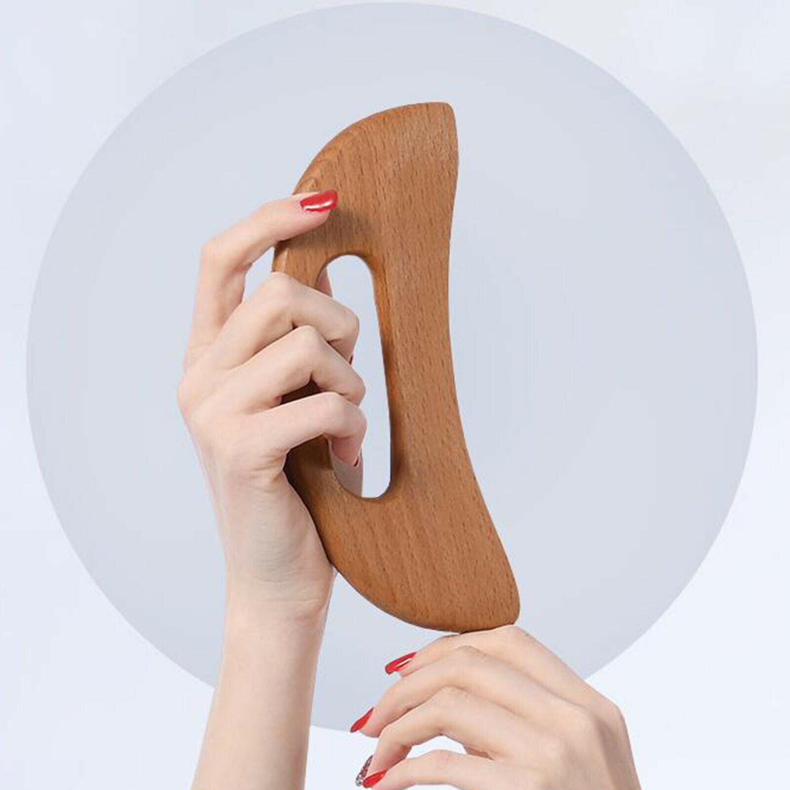 Handheld Professional Wood Gua Sha Massage Tool Guasha Stick Scraping Board