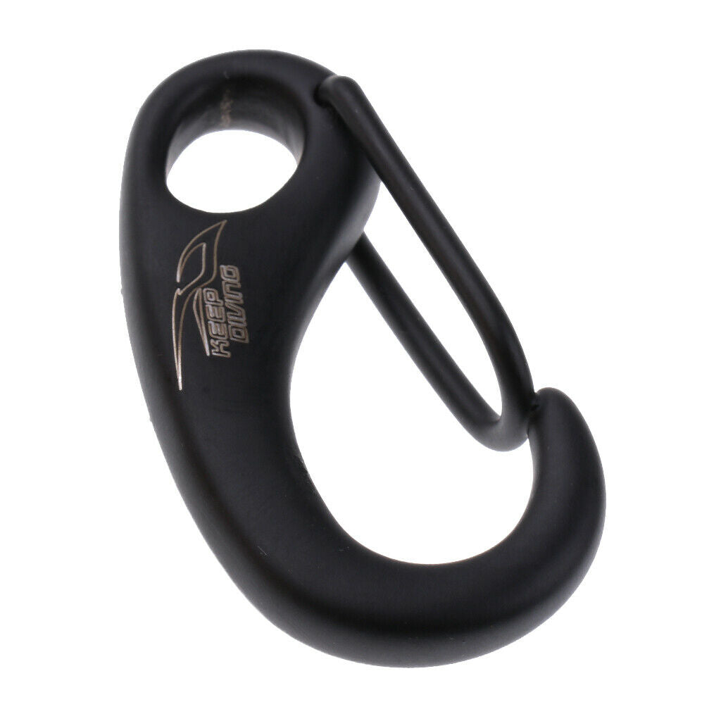 2Pcs/Set Scuba Diving Dive Spring Snap Hook Carabiner Clip, 316 Stainless Steel,