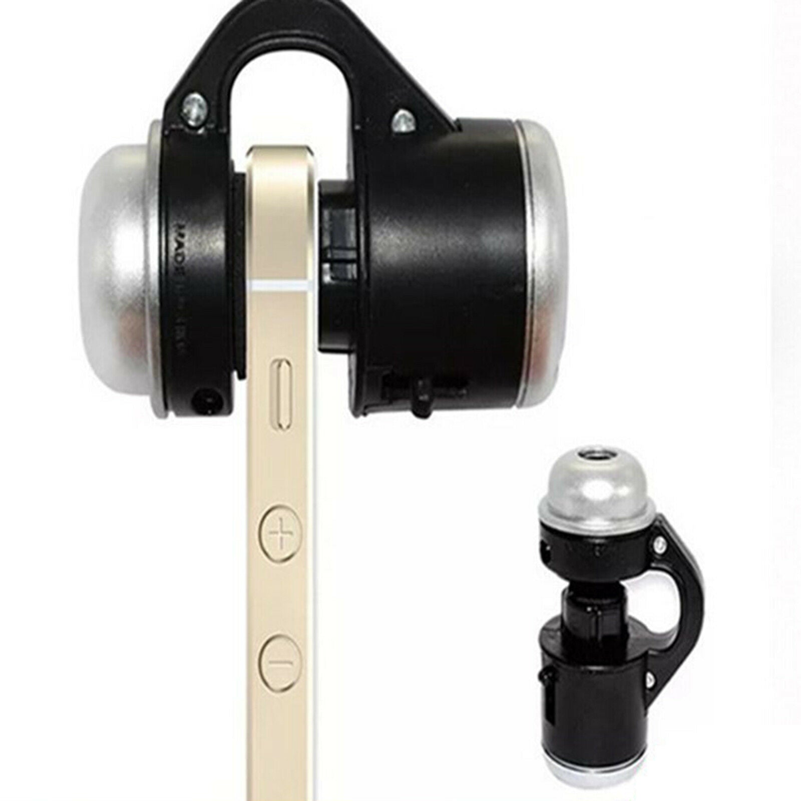 30 Times Mini Bright LED Stereo Microscope Loupe Clip On for iPad Smartphone