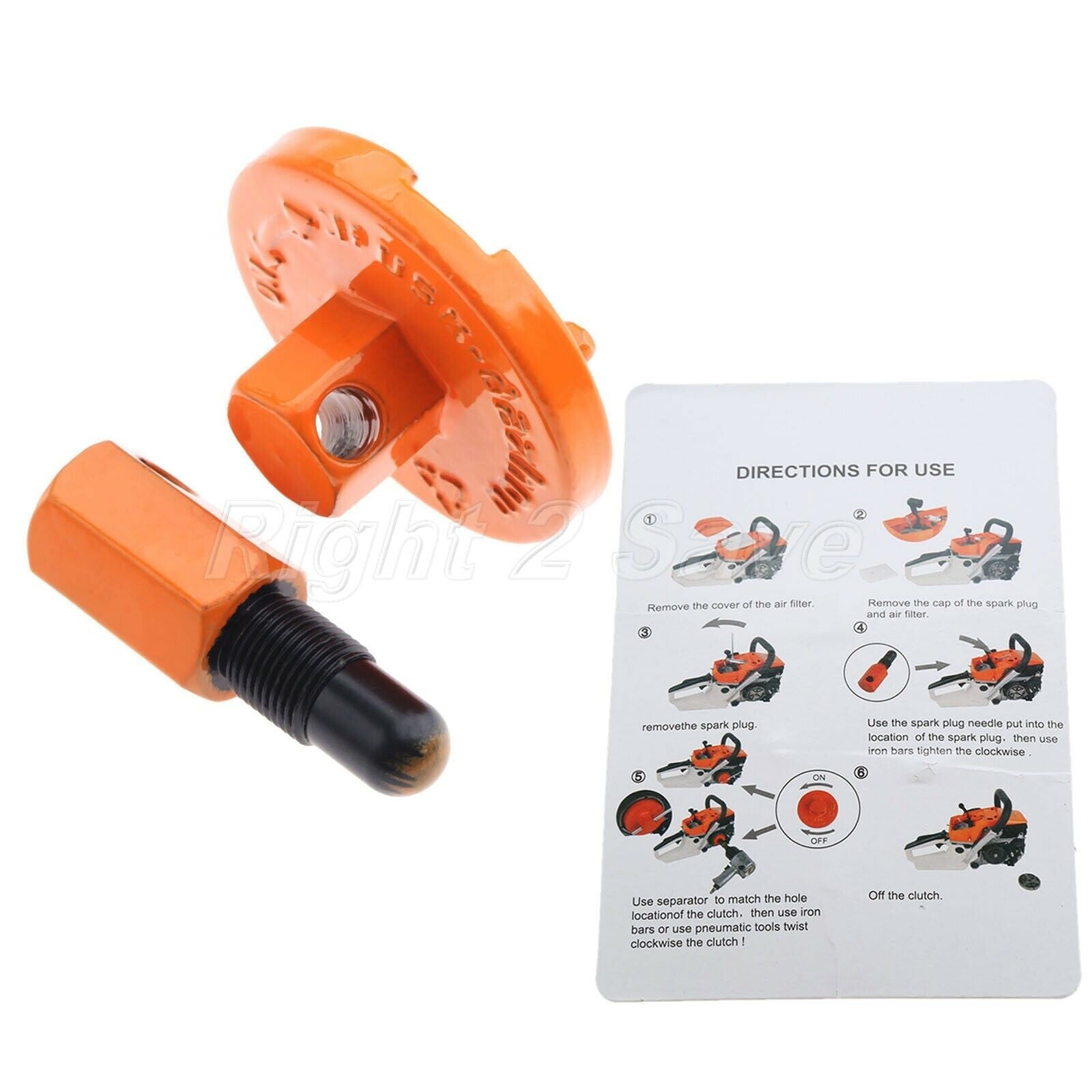 Piston Stop Chainsaw Clutch Flywheel Removal Tool Set Chain Saw Brushcutter Tool