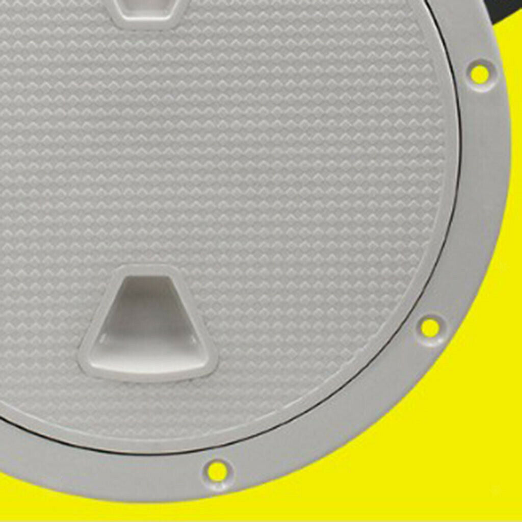 ABS White Boat Detachable Non Slip 8" Deck Inspection Hatch Plate For Marine