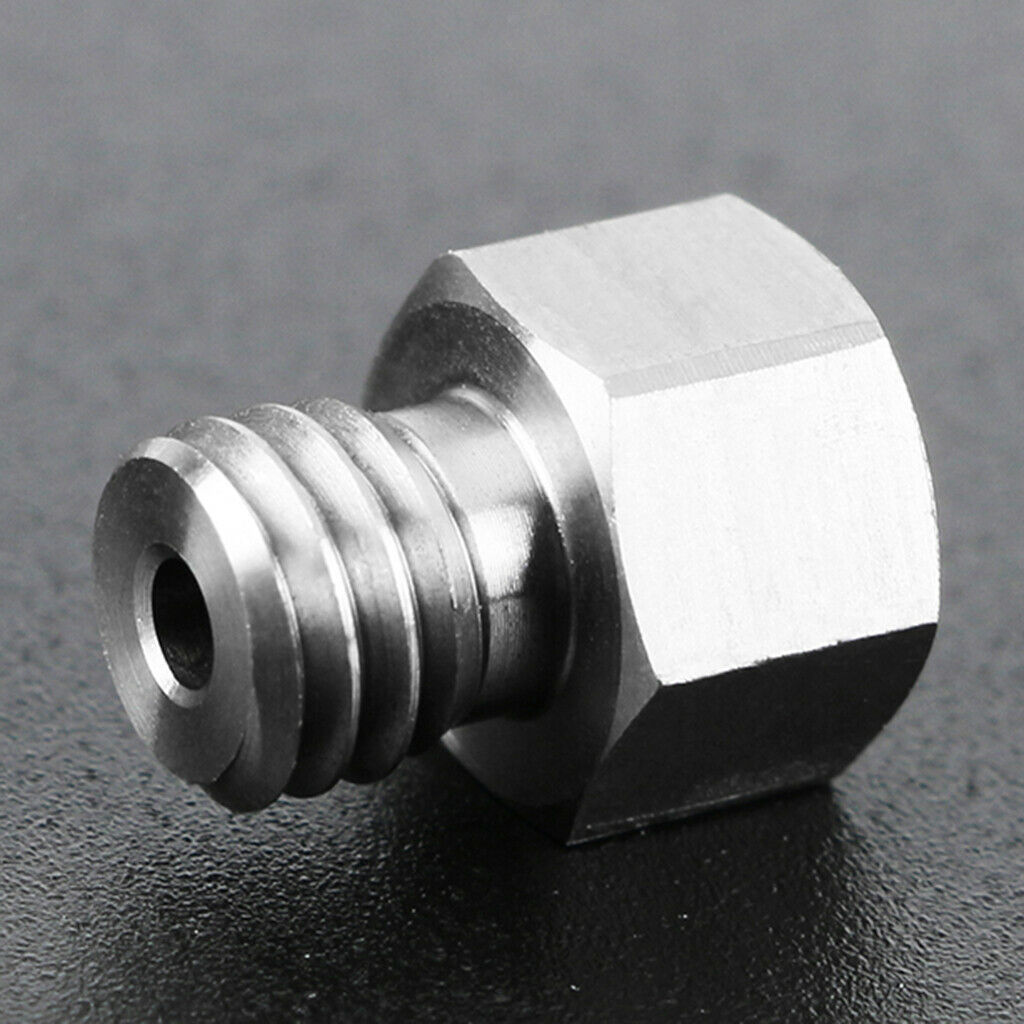 2x MK8 Titanium Steel Rubin Nozzle 0.4mm Extruder Ruby Nozzle Replacement