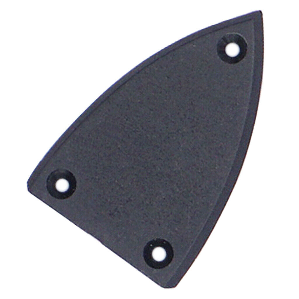 5x Black Truss Rod Covers 3 Screw Holes Style for Folk/Electric Guitar Parts