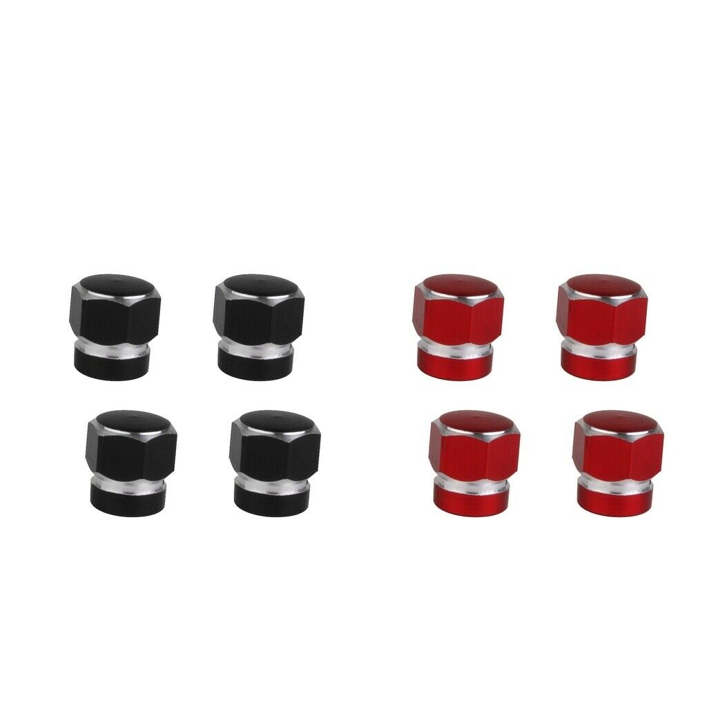 8pcs Alloy Car Motorcycle Bicycle Wheel Tire Tyre Stem Air Valve Cap Covers