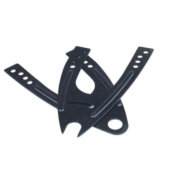 Black PVC Motorcycle Rear Wheel Cover Fender Splash Guard Mudguard Bracket Solid