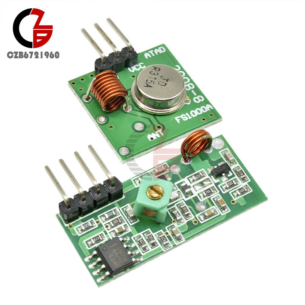 5Pcs 315Mhz RF transmitter and receiver link kit for Arduino/ARM/MCU WL