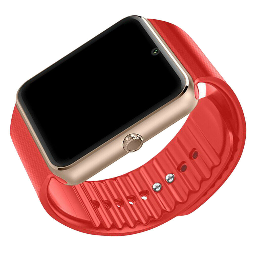 Watch GT08 Sync Notifier Bluetooth Android Phone Clock Sync Smartwatch Red
