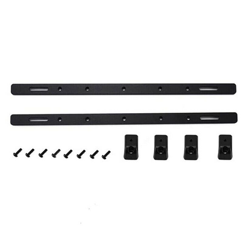 RC Car Parts Rear Bumper + Chassis Guard Set Black for 6 4 G500 G63 J5A4
