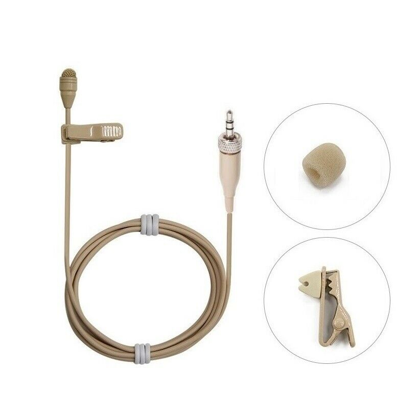 Lavalier Lapel Microphone for Sennheiser uhf Wireless System SK100/300G1/ G2/G3