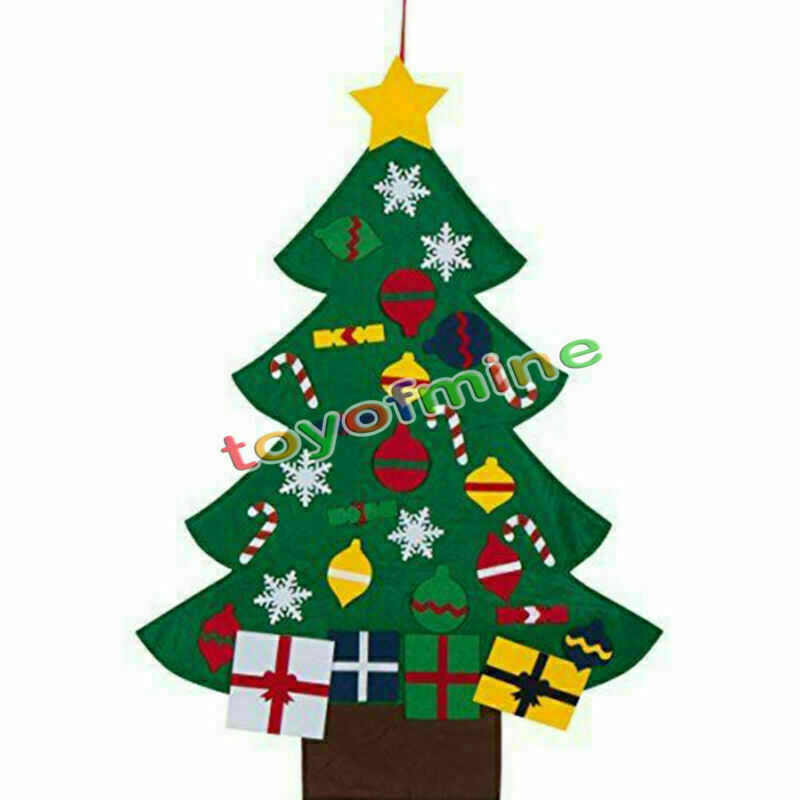 3ft Felt Christmas Tree Set with Ornaments - Wall Hanging Decoration