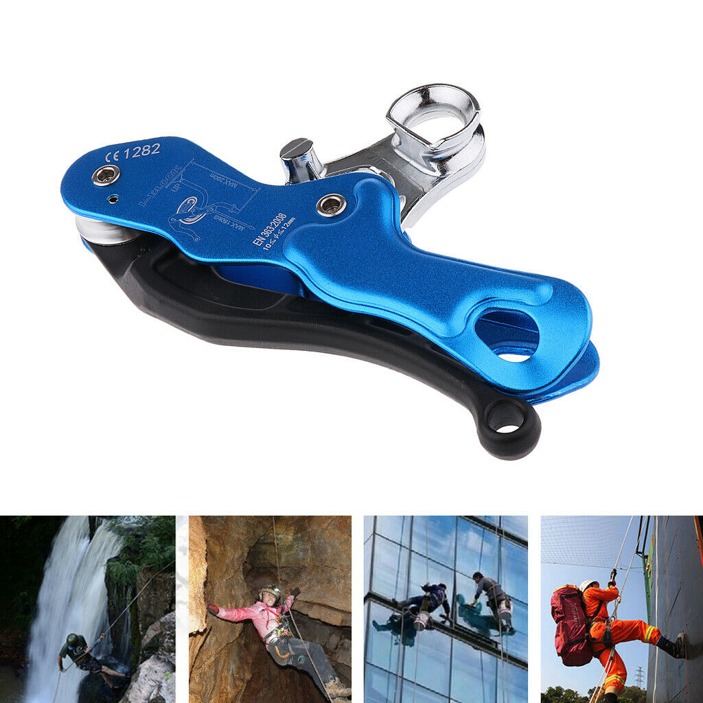 Rock Climbing Mountaineering Caving Rappelling Stop Descender - CE Certified
