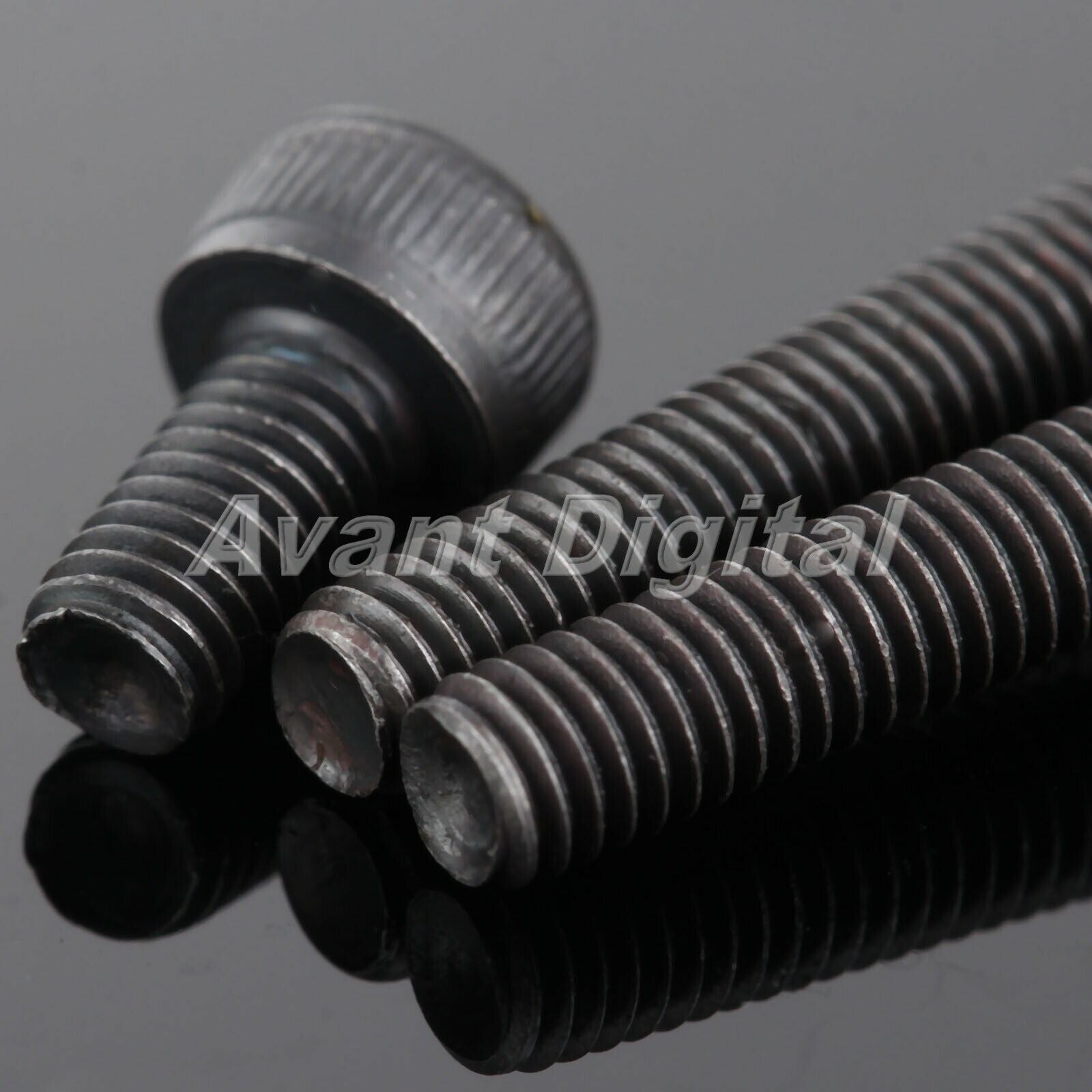 120PCS M3 Hex Socket Round Cap Head Screws Bolts Assortment Set Carbon Steel Kit