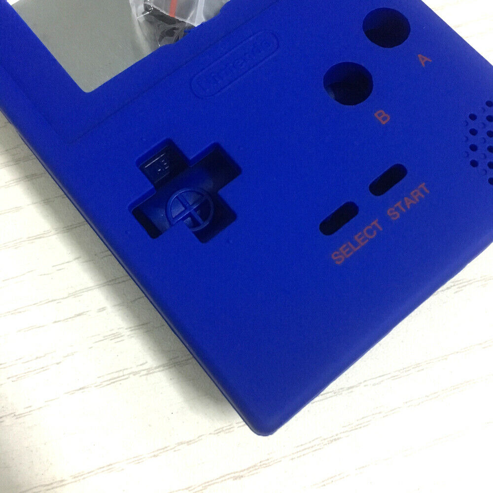 New BLUE Frosted plastic Housing Case Cover Sets for Game Boy Pocket GBP Shell