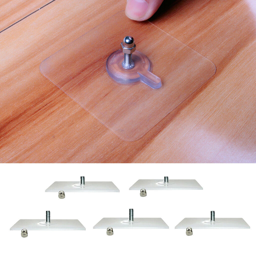 Adhesive Wall Mounted Hook Nails Screws towel bath robe keys Holder 4mm