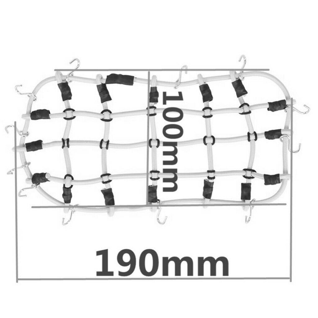 1:10 RC Crawler Elastic Luggage Net w/ Hook Black for Axial SCX10 90046 D90