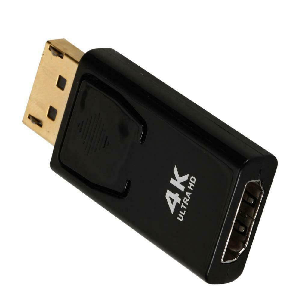 Portable Mini Display Port DP Male to HDMI Cord Adapter Adaptor Laptop HDTV