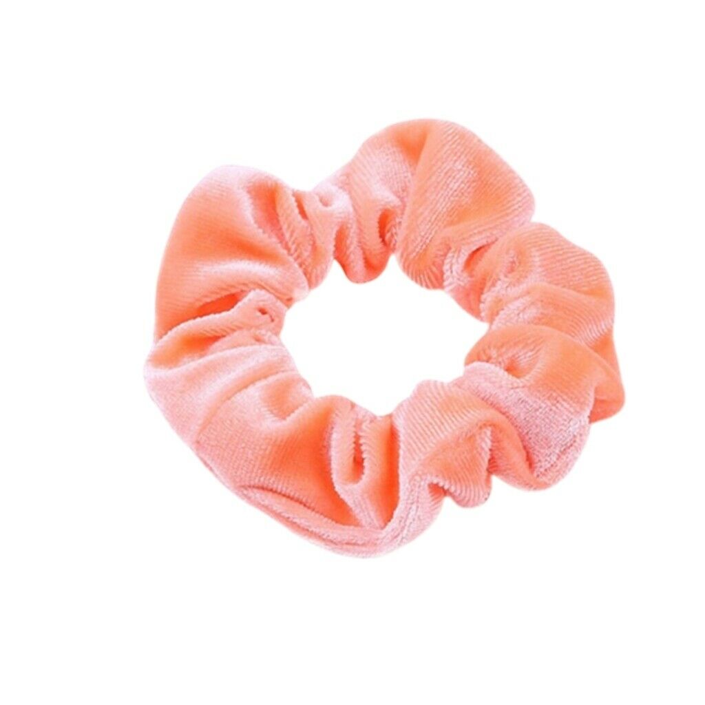 50x Women Velvet Scrunchies Hair Band Rubber Hair Tie Bobbles Scrunchy