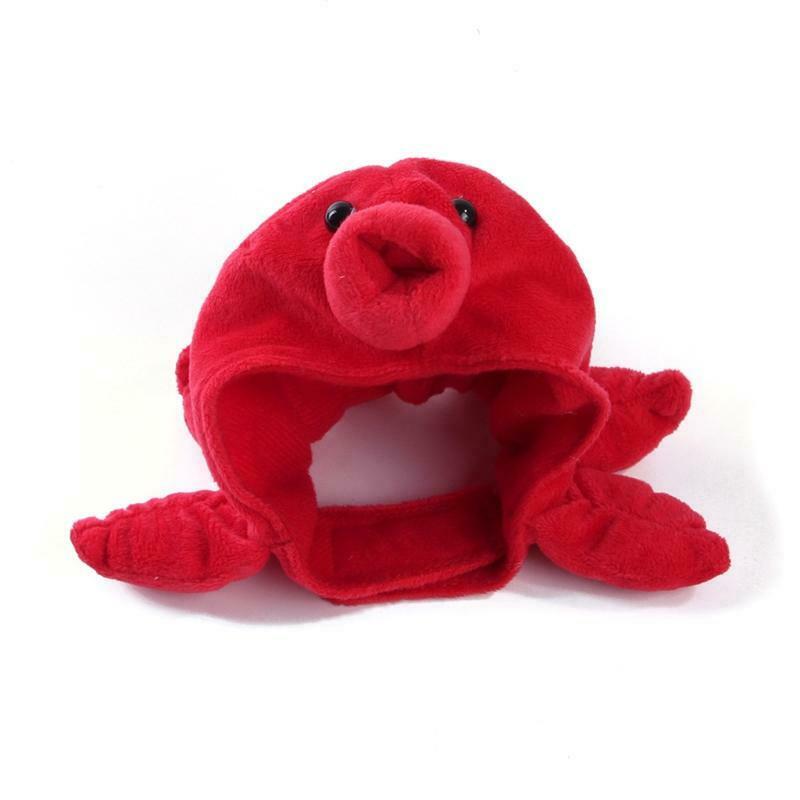 Warm Octopus Cap Pet Resizable Cute Hat Headwear for Cat Small Puppy Bunny