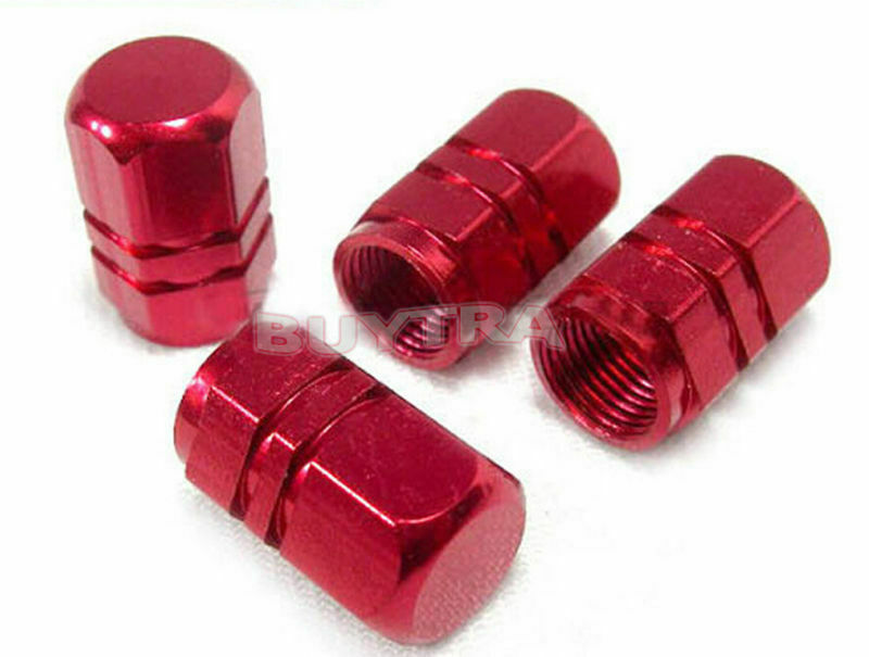 4x Wheel Tyre Tire Valve Stems Air Dust Cover Screw Caps Car Truck Bike Pop1 L