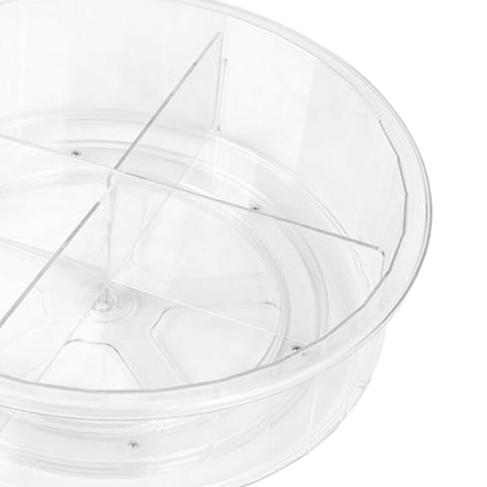 11" Round   Spice Turntable Organizer Storage Box Container for Kitchen
