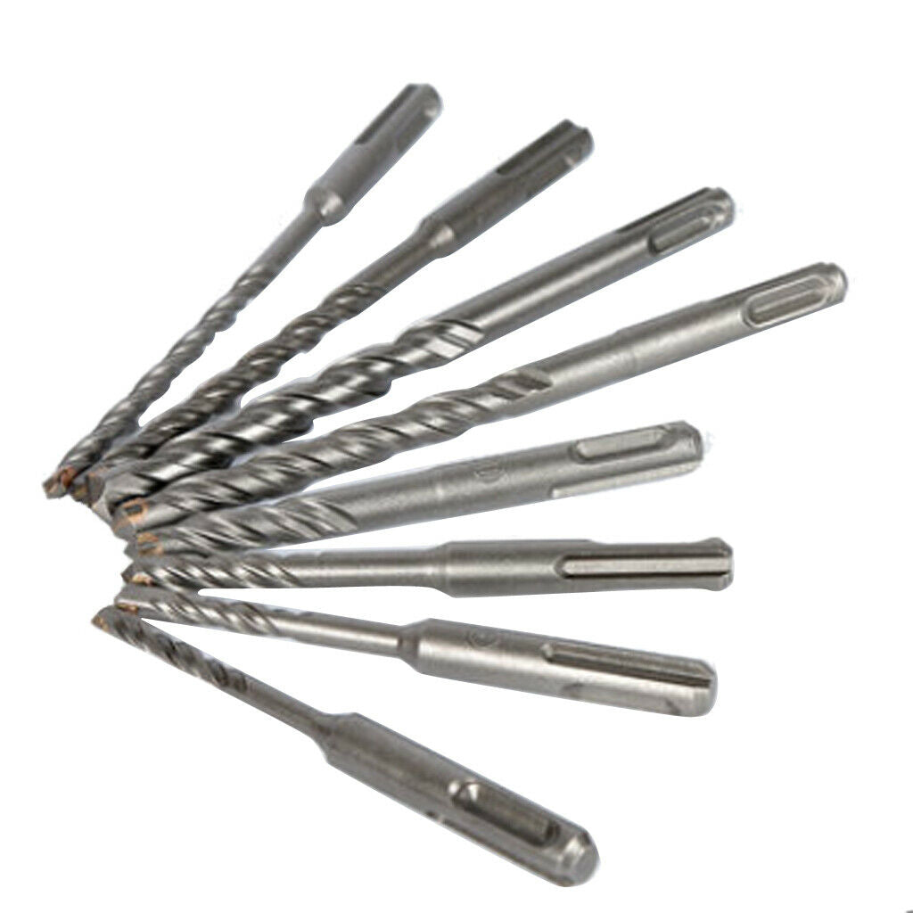 8pcs Tungsten Steel Drill Bit Set - Drilling Power Tool Accessories Drilling