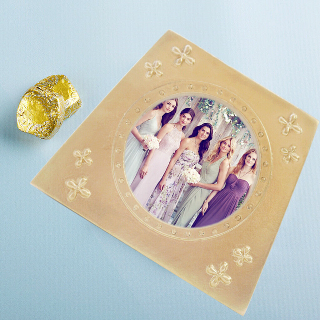 Baroque Photo Frame Metallic Poster Picture Display Wall Door Photo Prop