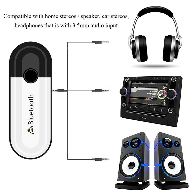 2 in 1 Bluetooth 5.0 Receiver USB  Audio Wireless Adapter For Headphone S.l8