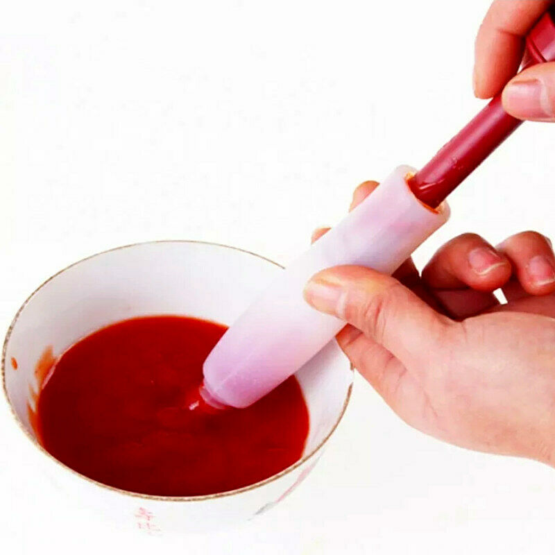 DIY Decor Cookie Cake Chocolate Food Silicone Writing Pen Decorating Mold X 2