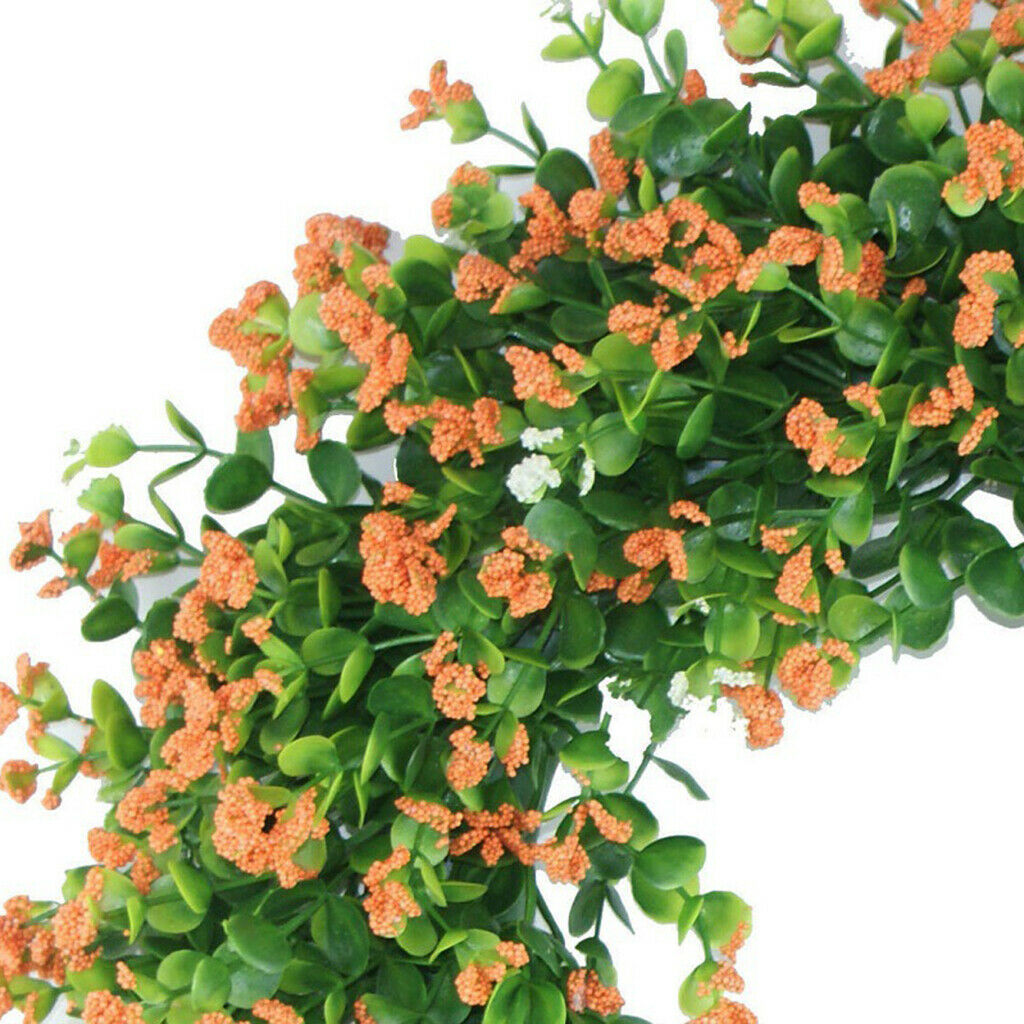Artificial Eucalyptus Leaves Wreath All Seasons Wedding Festival Decoration