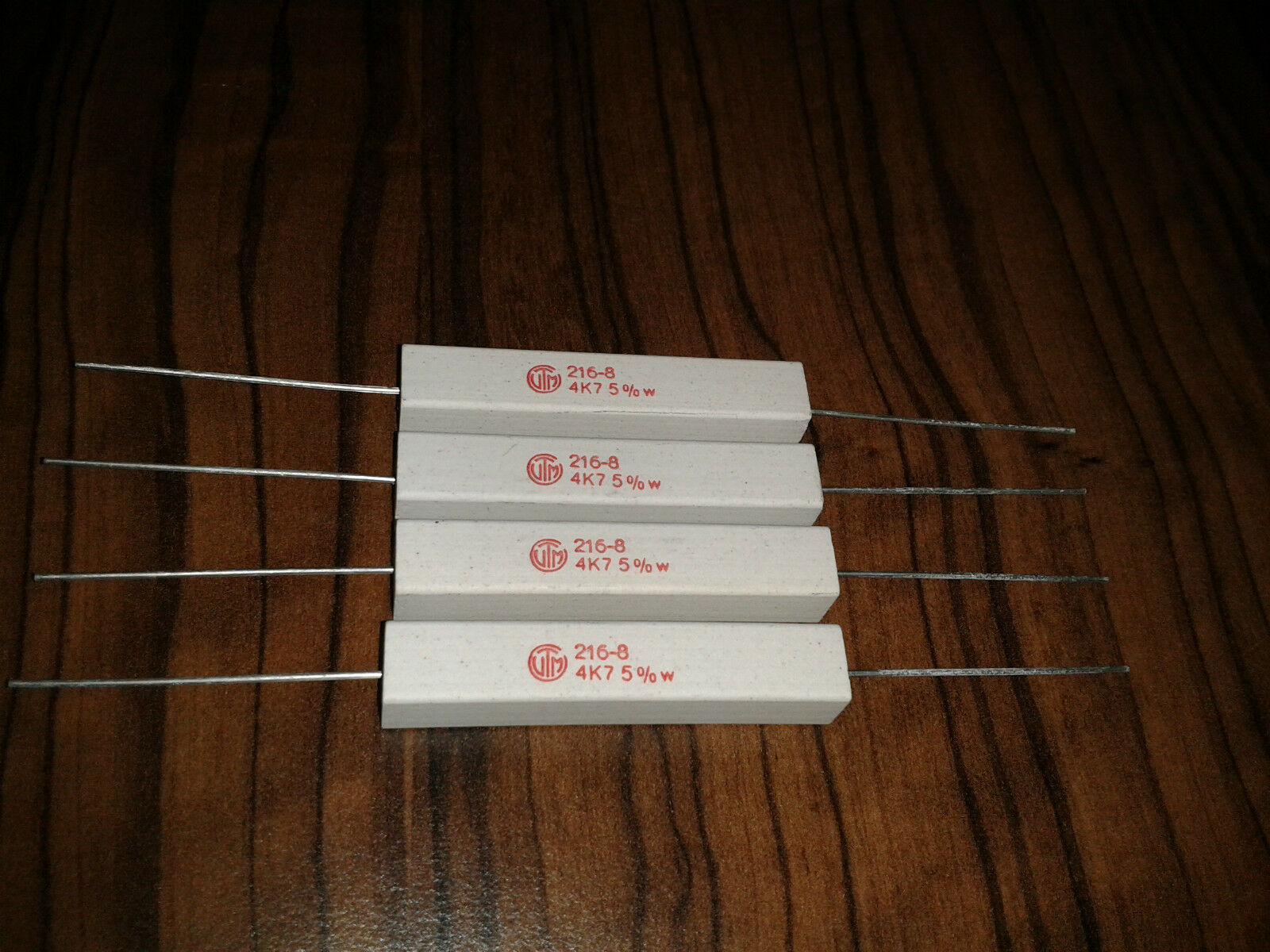 10pcs NOS VITROHM 216-8 4k7 11W +-1% MATCHED +-10ppm Hi End GERMANY Resistors!