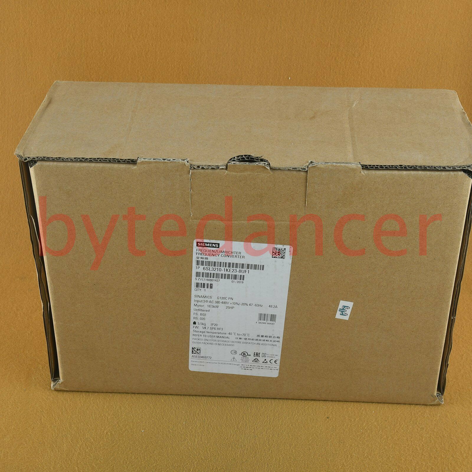 New Inverters 18.5KW 6SL3210-1KE23-8UF1 1 year warranty Fast  SM9T