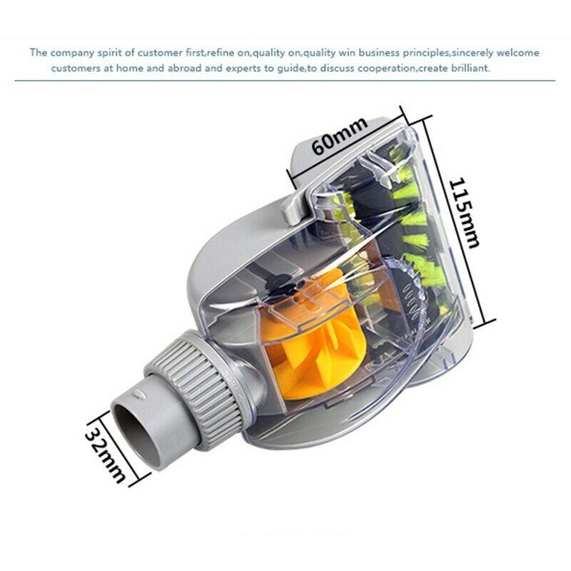Universal Vacuum Turbo Floor Brush for Pet Hair Bedding Carpet Mites RemovalI7E6