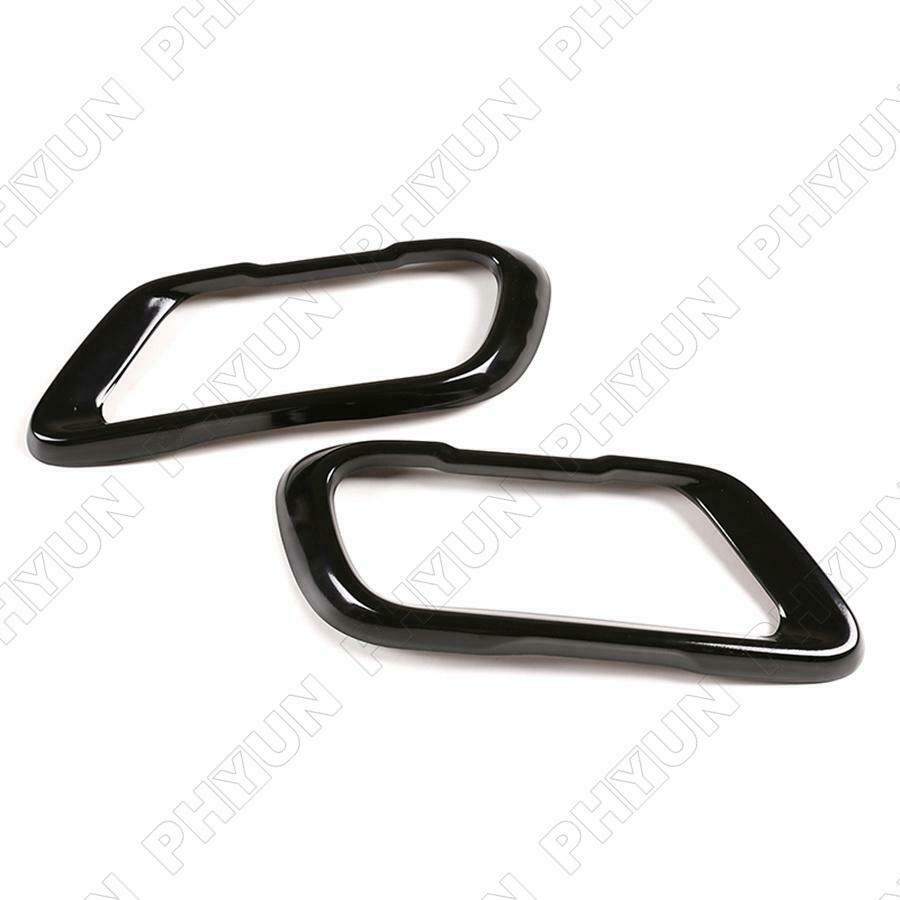 2x Car Exhaust Pipe Cover Trim For 2019-2021 BMW X5 G05 X6 G06 X7 G07 M Sports