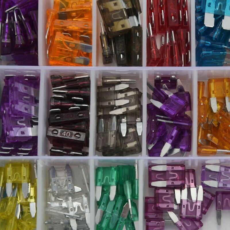 242 PCS Blade Car Fuses Assortment Kit - Car Truck Standard and Mini (2A/3A/5AZ2