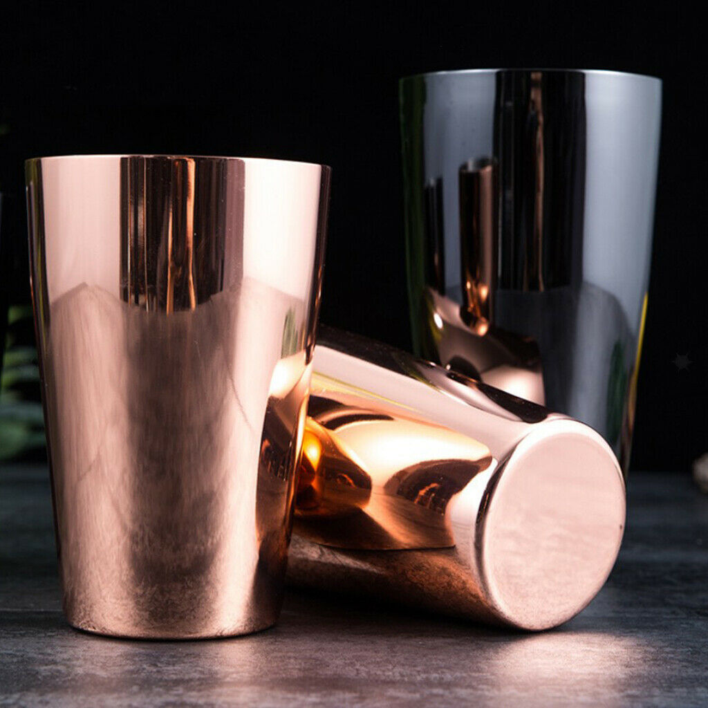 Cocktail Shaker Boston Shaker 2 piece Bartender Bar Tool Black