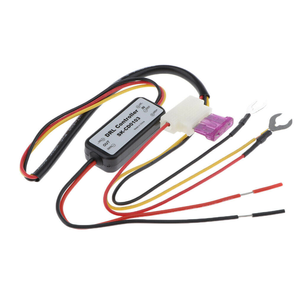 3x Car LED Daytime Running Light 5A Auto DRL Controller Fog Light Controller