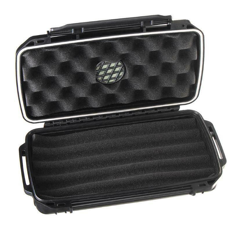 Cigar Plastic Travel Humidor Case - Waterproof, Dustproof, Shockproof Premium