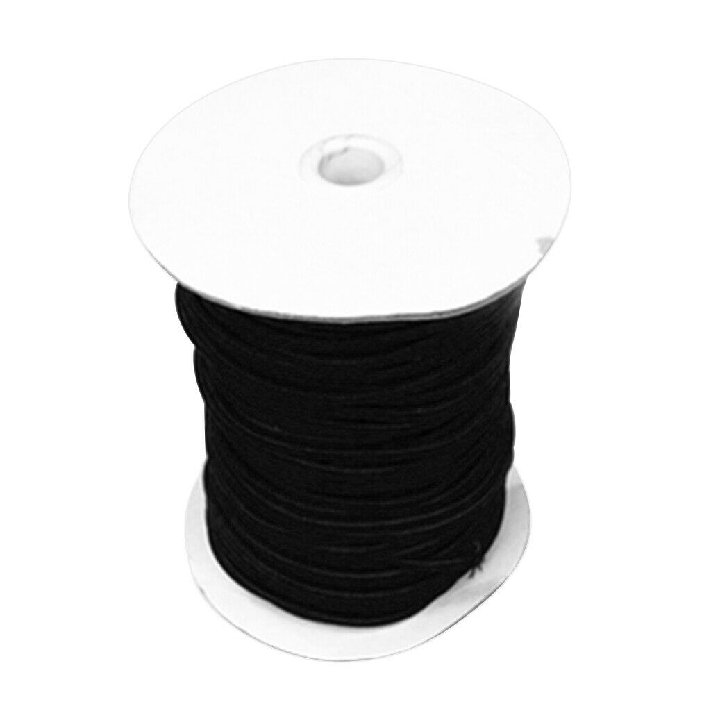 4 mm 10 m black elastic bungee rope shock cord for attaching a boat