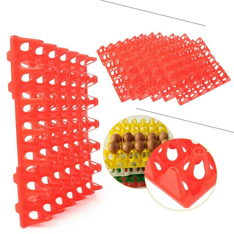 6 Pack Egg Trays for Incubator Storage Holds 30 Poultry Eggs S9W2W2