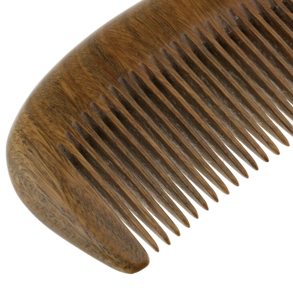 Sandalwood Handmade Wood Hair Care Massage Comb Fine/Close Teeth Anti-Static