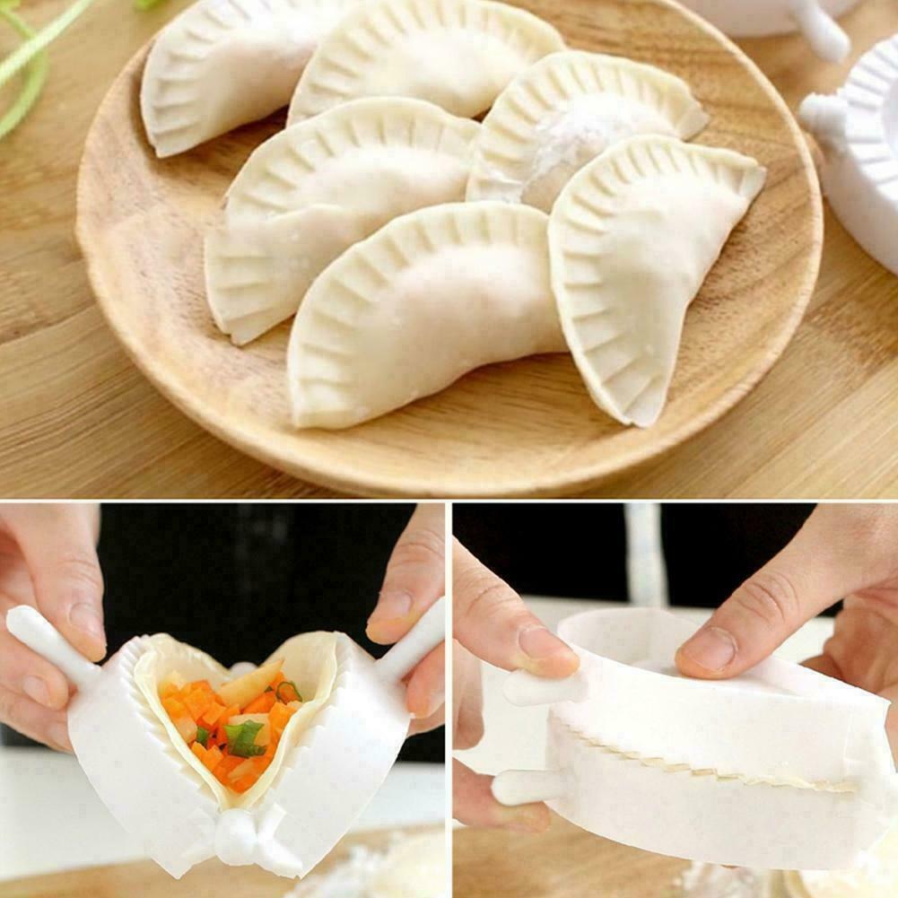 3PCS Dumpling Mould Dough Press DIY Meat Pie Pastry Tools Maker Q9H1